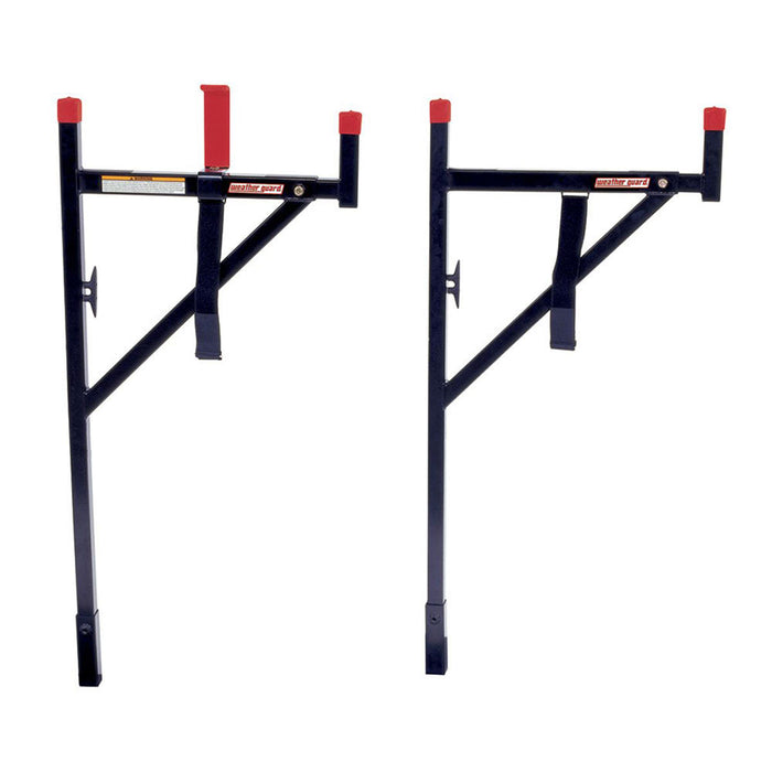 WeatherGuard 1450 WEEKENDER Black Steel Horizontal Ladder Rack