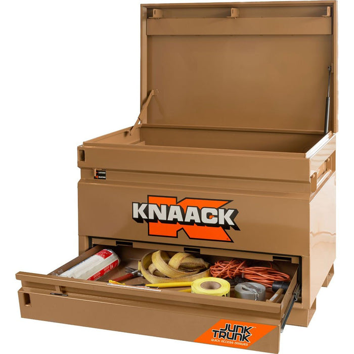 Knaack 4830-D 48" x 30" x 35" Jobsite Chest with Junk Trunk